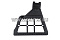 Кронштейн подножки кузовной алюминий прав DAF о.н.1445564 (M3011406) MARSHALL