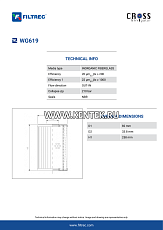 гидравлический фильтр элемент FILTREC WG619 FILTREC  - фото, характеристики, описание.