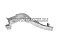 Кронштейн крыла кузовной алюминий RENAULT о.н.7420583434 (M3120909) MARSHALL