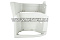 Корпус подножки белый пластик SMC прав RENAULT о.н.5010578387 (M3121403) MARSHALL