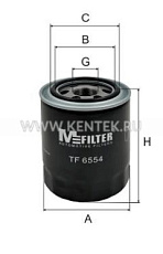 Фильтр масляный M-FILTER TF6554 M-FILTER  - фото, характеристики, описание.