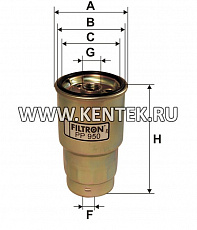 топливный фильтр коробочного типа FILTRON PP950 FILTRON  - фото, характеристики, описание.