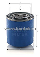масляный фильтр MANN-FILTER W8017 MANN-FILTER  - фото, характеристики, описание.