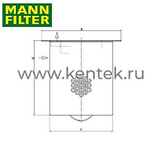 сепаратор воздух-масло MANN-FILTER LE39004x MANN-FILTER  - фото, характеристики, описание.
