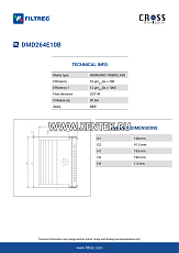 гидравлический фильтроэлемент FILTREC DMD264E10B FILTREC  - фото, характеристики, описание.