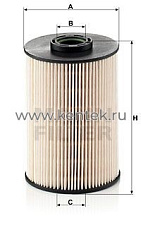 топливный фильтр без метал. частей MANN-FILTER PU937X MANN-FILTER  - фото, характеристики, описание.