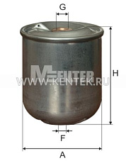 Масляный фильтр MFILTER TF6524RC M-FILTER  - фото, характеристики, описание.