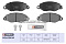 Торм. колодки дисковые передн. Ford Transit VI 00- (260/280/300) (M2623434) MARSHALL