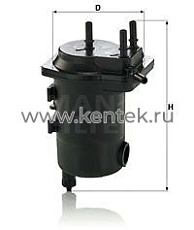 топливный фильтр MANN-FILTER WK939/17X MANN-FILTER  - фото, характеристики, описание.
