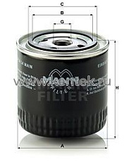 масляный фильтр MANN-FILTER W920/17 MANN-FILTER  - фото, характеристики, описание.