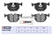 Торм. колодки дисковые задн. BMW 3 (E46) 99- / 7 (E38) 94- / X3 (E83) 04- / X5 (E53) 00- (M2621282) MARSHALL