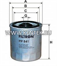 топливный фильтр коробочного типа FILTRON PP841 FILTRON  - фото, характеристики, описание.