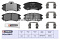 Торм. колодки дисковые передн. Hyundai Sonata IV, V 01- / Tucson I 04-; Kia Optima III 10- / Soul I 09- (M2623891) MARSHALL