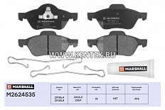 Торм. колодки дисковые передн. Renault Megane II 03- / Scenic II 03- (M2624535) MARSHALL MARSHALL  - фото, характеристики, описание.
