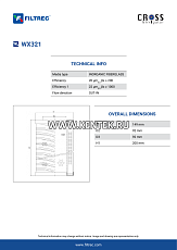 гидравлический фильтр элемент FILTREC WX321 FILTREC  - фото, характеристики, описание.