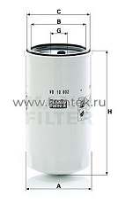 гидравлический фильтр MANN-FILTER WD10002 MANN-FILTER  - фото, характеристики, описание.