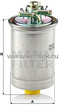 топливный фильтр MANN-FILTER WK823 MANN-FILTER  - фото, характеристики, описание.