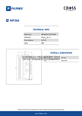 гидравлический фильтр элемент FILTREC WP366 FILTREC  - фото, характеристики, описание.