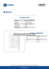 гидравлический фильтр элемент FILTREC WG437 FILTREC  - фото, характеристики, описание.