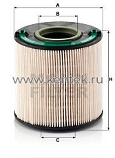 топливный фильтр без метал. частей MANN-FILTER PU1040X MANN-FILTER  - фото, характеристики, описание.