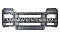 Бампер крашеный XL/XXL серый пластик SMC MAN о.н.81416100306 (M3090111) MARSHALL