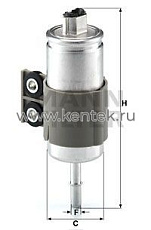 топливный фильтр MANN-FILTER WK611/6 MANN-FILTER  - фото, характеристики, описание.