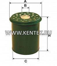 фильтрующий элемент топливного фильтра (с металлическими крышками) FILTRON PM858/2 FILTRON  - фото, характеристики, описание.