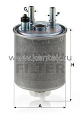 топливный фильтр MANN-FILTER WK918/1 MANN-FILTER  - фото, характеристики, описание.