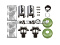 Р/к крепления (16 деталей) IVECO о.н. 93161256 (M2970014) MARSHALL