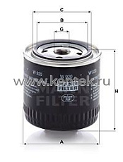 масляный фильтр MANN-FILTER W920 MANN-FILTER  - фото, характеристики, описание.