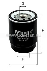 Фильтр топливный M-FILTER DF3597 M-FILTER  - фото, характеристики, описание.