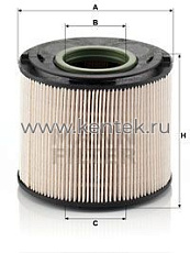 топливный фильтр без метал. частей MANN-FILTER PU1033X MANN-FILTER  - фото, характеристики, описание.