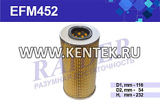 Фильтр масляный (элемент фильтрующий) RAIDER EFM452 RAIDER  - фото, характеристики, описание.