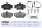 Торм. колодки дисковые передн. Lada Largus (8 кл.) 12-; Renault Logan I 04- / Sandero I 07- (M2621404) MARSHALL