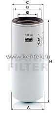 масляный фильтр MANN-FILTER W11022 MANN-FILTER  - фото, характеристики, описание.