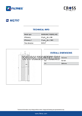 гидравлический фильтр элемент FILTREC WG797 FILTREC  - фото, характеристики, описание.