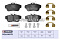 Торм. колодки дисковые задн. Citroen Jumpy II 07-; Fiat Scudo II 07-; Peugeot Expert II 07- (M2624578) MARSHALL