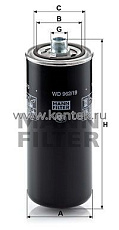 масляный фильтр высокого давления MANN-FILTER WD962/19 MANN-FILTER  - фото, характеристики, описание.