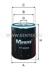 Фильтр масляный M-FILTER TF6534 M-FILTER  - фото, характеристики, описание.