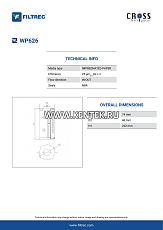 гидравлический фильтр элемент FILTREC WP626 FILTREC  - фото, характеристики, описание.