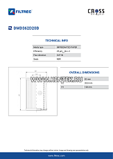 гидравлический фильтроэлемент FILTREC DMD362D20B FILTREC  - фото, характеристики, описание.