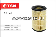 Фильтр воздушный TSN 9.1.1180 TSN  - фото, характеристики, описание.
