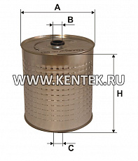 масляный фильтр в металлическом корпусе FILTRON OC604 FILTRON  - фото, характеристики, описание.