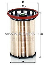 топливный фильтр без метал. частей MANN-FILTER PU8007 MANN-FILTER  - фото, характеристики, описание.