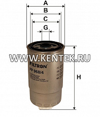 топливный фильтр коробочного типа FILTRON PP968/4 FILTRON  - фото, характеристики, описание.