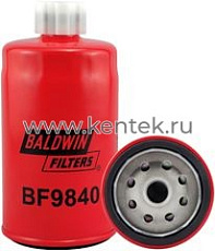 Топливный фильтр spin-on со сливом Baldwin BF9840 Baldwin  - фото, характеристики, описание.