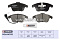 Торм. колодки дисковые передн. Audi Q3 (8U) 11-; Seat Alhambra II 10-; VW Tiguan I 07- / Sharan 10- (M2624332) MARSHALL