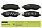 Торм. колодки диск. передн. Chrysler Sebring III 07-; Mitsubishi ASX 10- / Outlander II, III 06- (SP0301.2070) SIMPECO
