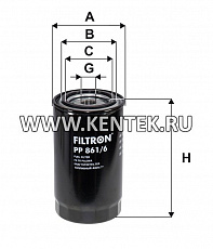 топливный фильтр коробочного типа FILTRON PP861/6 FILTRON  - фото, характеристики, описание.