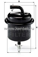 топливный фильтр MANN-FILTER WK710 MANN-FILTER  - фото, характеристики, описание.